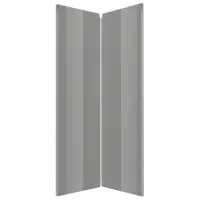 Előlap szekrény Luxeo F02-G60N2(100) grey lak