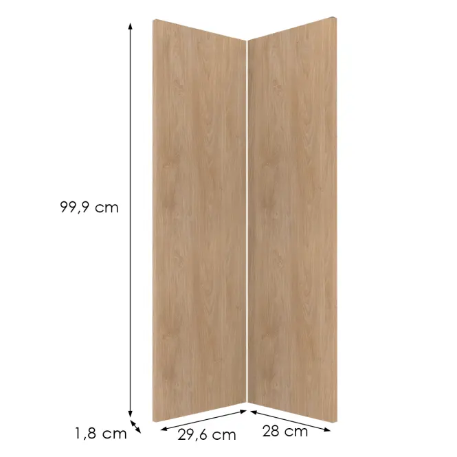 Előlap szekrény Luxeo F08-G60N2(100) puccini,2