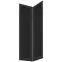 Előlap szekrény Luxeo F15-G60N2(100) keret black