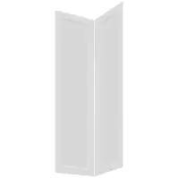 Előlap szekrény Luxeo F15-G60N2(100) keret white