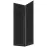 Előlap szekrény Luxeo F15-G60N2(72) keret black