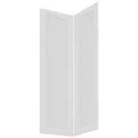 Előlap szekrény Luxeo F15-G60N2(72) keret white
