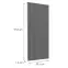 Előlap szekrény Luxeo F14-G60(100) ryfla dark grey,2
