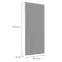 Előlap szekrény Luxeo F14-G60(100) ryfla grey,2
