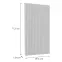 Előlap szekrény Luxeo F14-G60(72) ryfla white,2