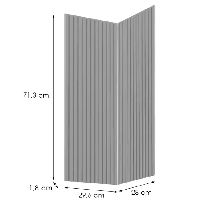 Előlap szekrény Luxeo F14-G60N2(72) ryfla grey