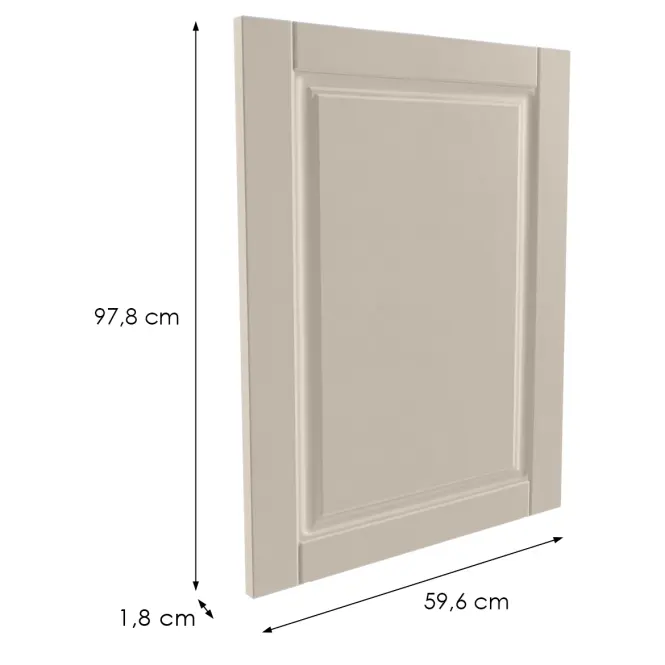 Előlap szekrény Luxeo F13-G60(100) hampton kasmír,2