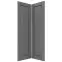 Előlap szekrény Luxeo F13-G60N2(100) hampton dark grey