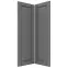 Előlap szekrény Luxeo F13-G60N2(72) hampton dark grey