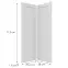 Előlap szekrény Luxeo F13-G60N2(72) hampton white,2