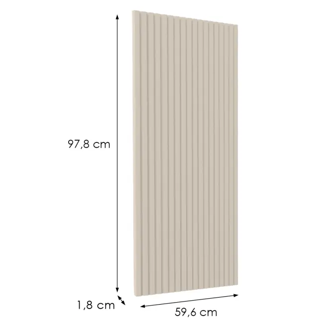 Előlap szekrény Luxeo F14-G60(100) ryfla kasmír,2