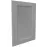 Előlap szekrény Luxeo F15-G60(100) keret grey