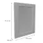 Előlap szekrény Luxeo F15-G60(72) keret grey,2