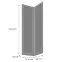 Előlap szekrény Luxeo F15-G60N2(100) keret grey,2