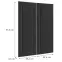 Előlap szekrény Luxeo F13-G80(100) hampton black,2