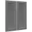 Előlap szekrény Luxeo F15-G80(72) keret dark grey