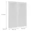 Előlap szekrény Luxeo F15-G80(72) keret white,2