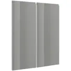 Előlap szekrény Luxeo F02-G80(100) grey lak
