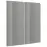Előlap szekrény Luxeo F02-G80(72) grey lak