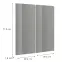 Előlap szekrény Luxeo F02-G80(72) grey lak,2
