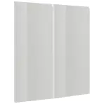Előlap szekrény Luxeo F02-G80(72) white lak
