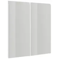 Előlap szekrény Luxeo F02-G80(72) white lak