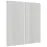 Előlap szekrény Luxeo F02-G80(72) white lak