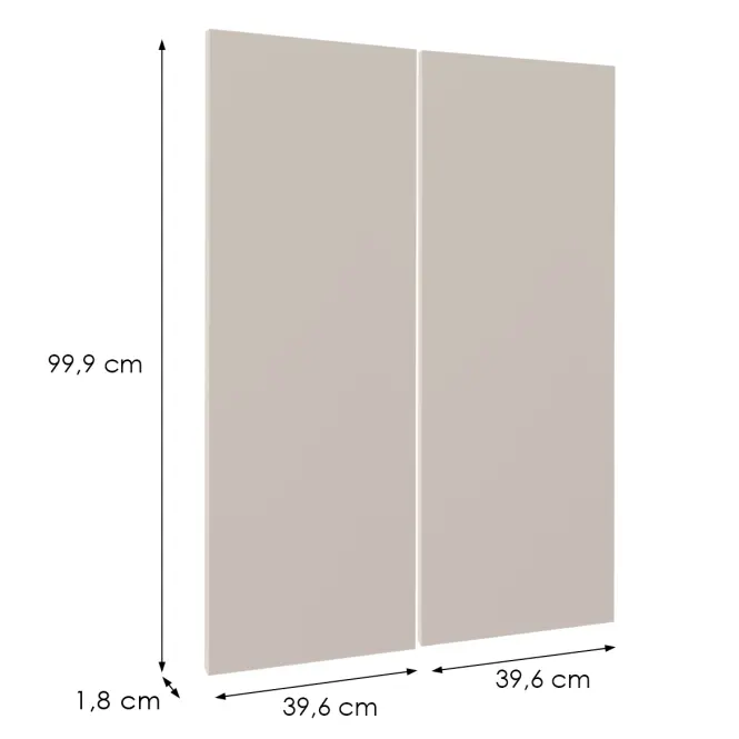 Előlap szekrény Luxeo F08-G80(100) beige,2