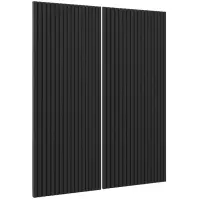 Előlap szekrény Luxeo F14-G80(100) ryfla black