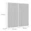 Előlap szekrény Luxeo F14-G80(100) ryfla white,2