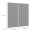 Előlap szekrény Luxeo F14-G80(72) ryfla grey,2