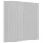 Előlap szekrény Luxeo F14-G80(72) ryfla white