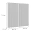 Előlap szekrény Luxeo F14-G80(72) ryfla white,2