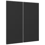 Előlap szekrény Luxeo F16-G80(72) vékony keret black