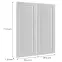Előlap szekrény Luxeo F13-G80(72) hampton white,2