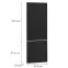 Előlap szekrény Luxeo F14-N60N ryfla black,2