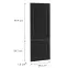 Előlap szekrény Luxeo F13-N60N hampton black,2