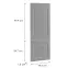 Előlap szekrény Luxeo F13-N60N hampton grey,2