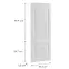 Előlap szekrény Luxeo F13-N60N hampton white,2