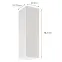 Korpusz Luxeo K04-G30(100) white,2