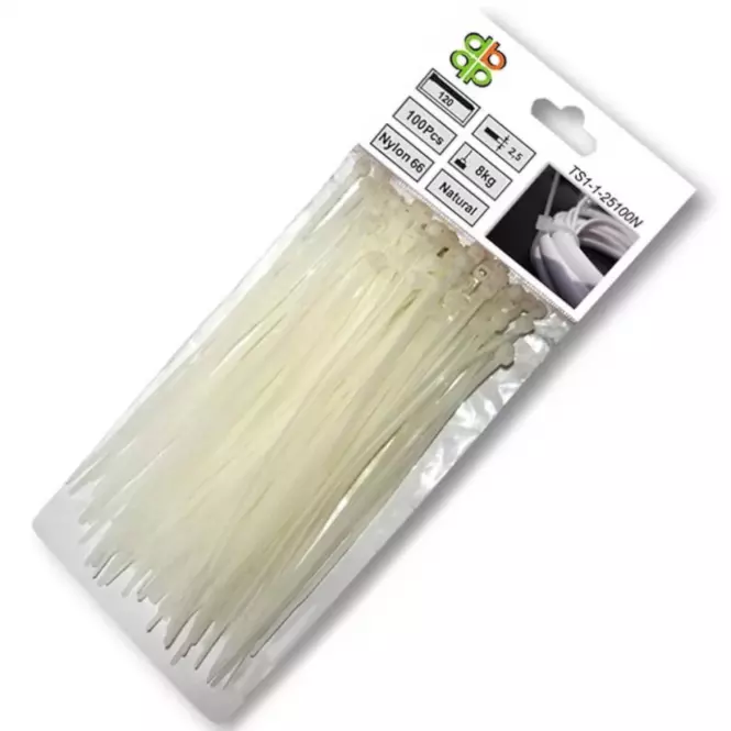 Sk Szalag 4,8 x 250 mm neutral 100KS TS1148250N