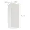Korpusz Luxeo K04-G40(100) white,2