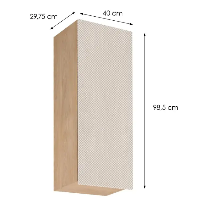 Korpusz Luxeo K04-G40(100) tölgy puccini