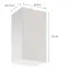 Korpusz Luxeo K04-G40(72) white,2