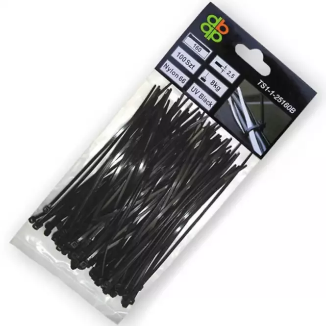 Sk Szalag 4,8x300mm Black 100ks TS1148300B