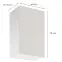 Korpusz Luxeo K04-G45(72) white,2