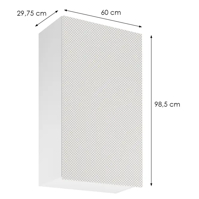 Korpusz Luxeo K04-G60(100) white,2