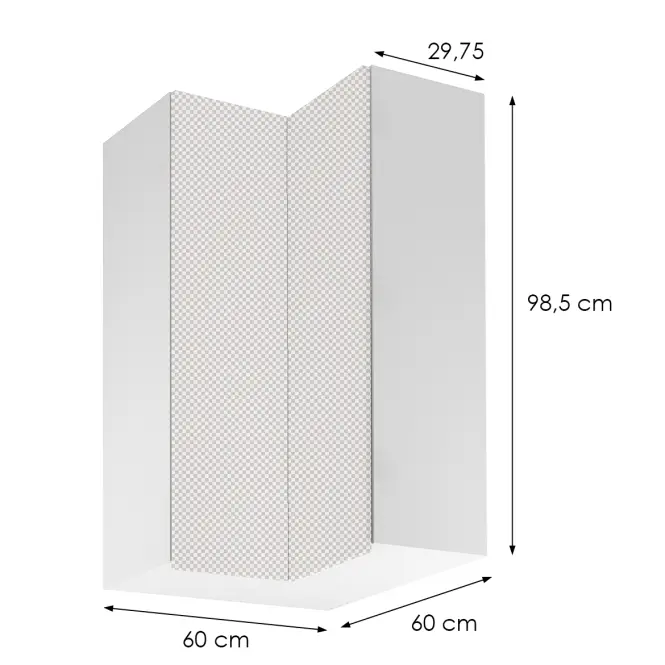 Korpusz Luxeo K04-G60N2(100) white,2