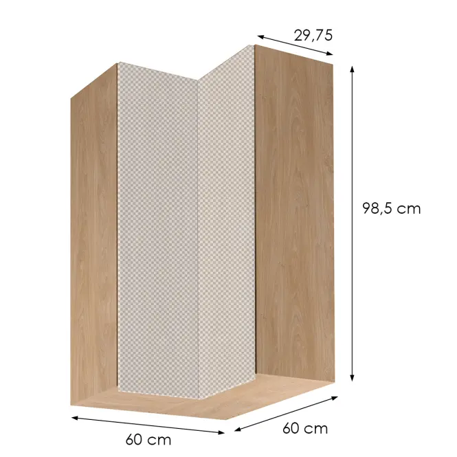 Korpusz Luxeo K04-G60N2(100) tölgy puccini,2