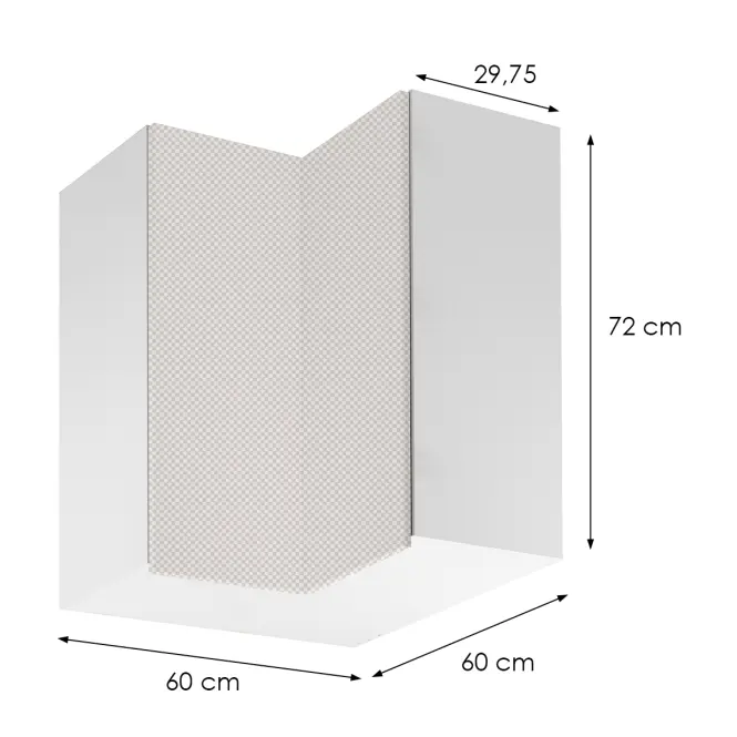 Korpusz Luxeo K04-G60N2(72) white,2